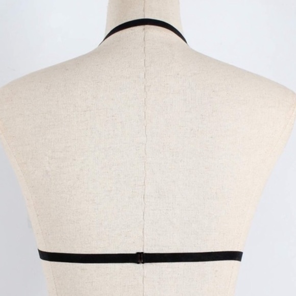 NWT Bondage Lace Cross Front Delicate Bralette - Picture 3 of 8
